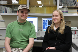 Melissa Anderson of Medicine Hat, AB and Colin Sproat of Oakville, MB have been awarded the Alexander Graham Bell Canada Graduate Scholarships offered through NSERC.  