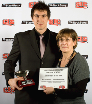 Paul Sanderson with Sandy Slavin of the CIS  (Andrew Snucins Photography) 