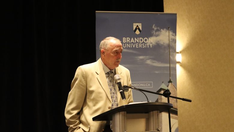 Apex Award recognizes Dr. Bill Myers for service to Brandon University Foundation