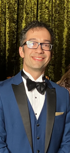 A man in a tuxedo