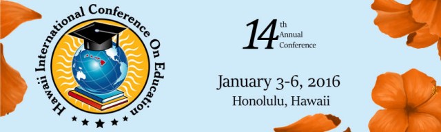 2016 Hawaii Ed Conference