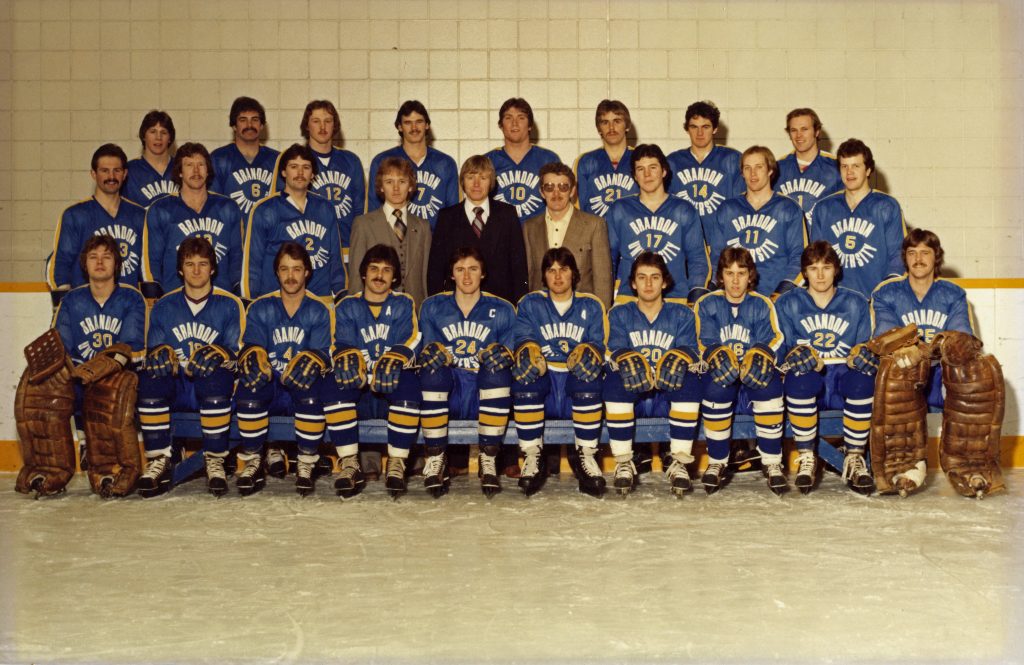 Mike Johnston captained and Andy Murray coached the 1979-80 Brandon University Bobcats.