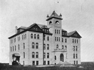 Brandon College, 1901 (photo credit William Martel, Lawrence Stuckey Collection, S.J McKee Archives)