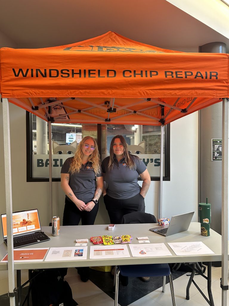 Employers are ready to welcome students at a kiosk